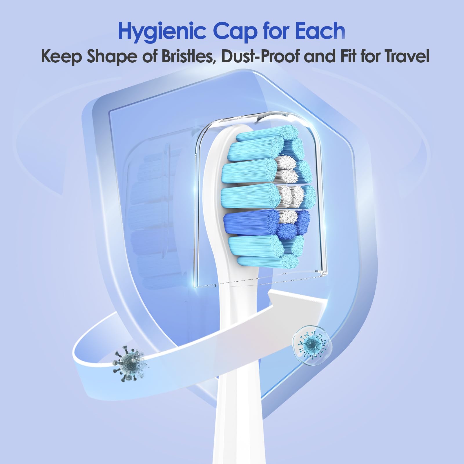 Packaging image of MRYUESG 10-pack replacement heads