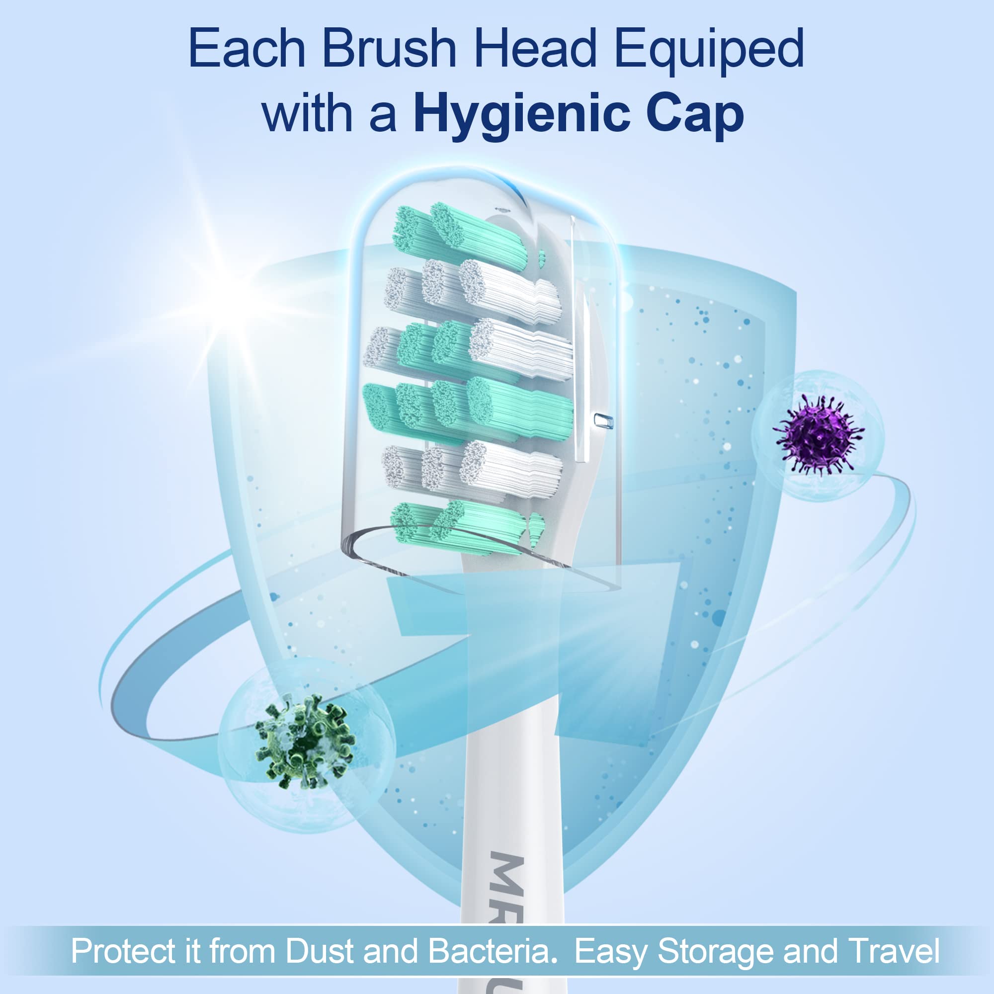 Soft contoured bristles for gum health