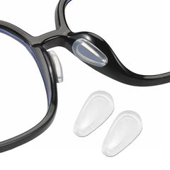 Clear silicone eyeglass nose pads - 6 pairs