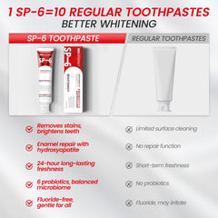 Toothpaste being dispensed onto a toothbrush with mint