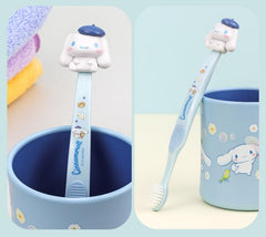 Toothbrush features double non-slip handle and premium silicone cover