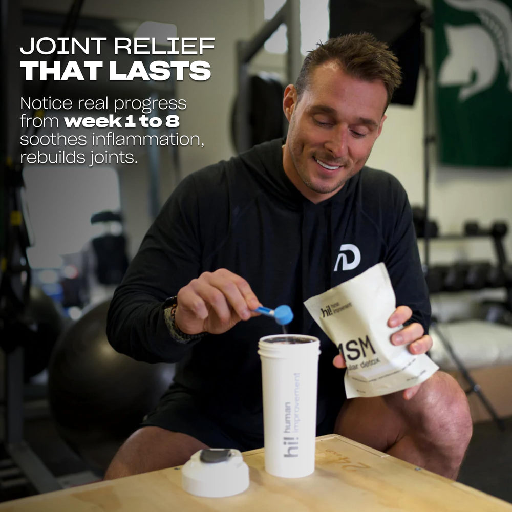 MSM powder for energy and immune support