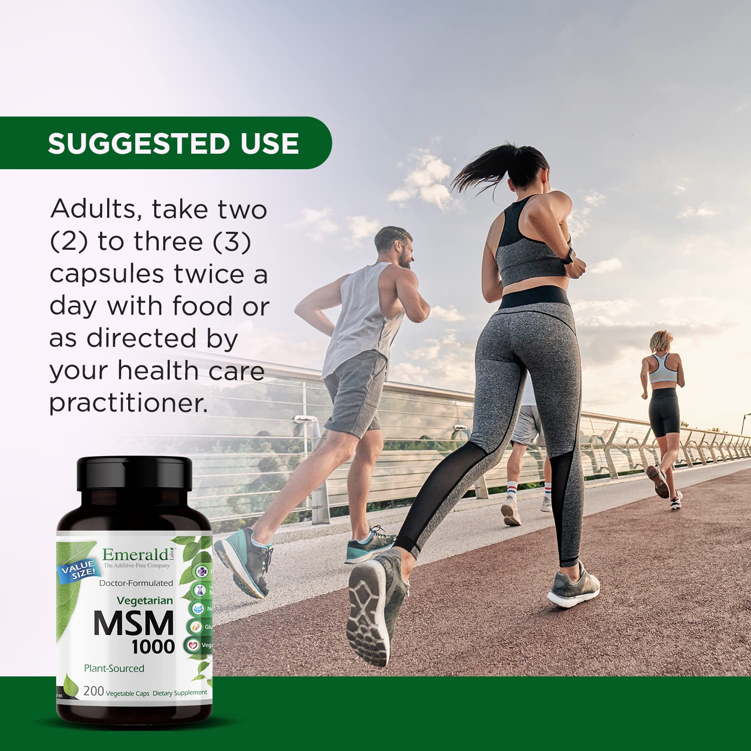 MSM for liver support capsules