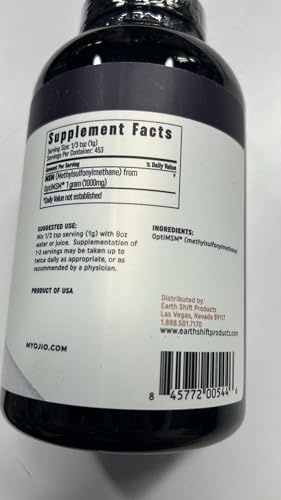 Lab-tested MSM powder quality