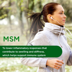 MSM powder supporting skin, hair and nails health