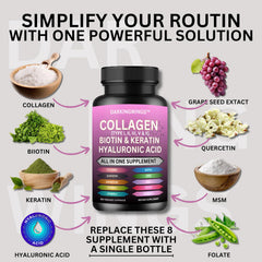 MSM with Vitamins C, Zinc and Magnesium in collagen supplement