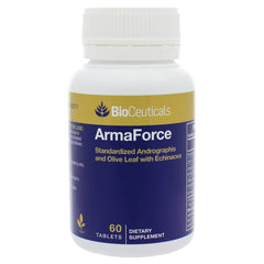 MSNOR ArmaForce Immune Support Olive Leaf bottle front label – 60 vegan capsules