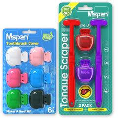 Mspan tongue scraper cleaner for adults