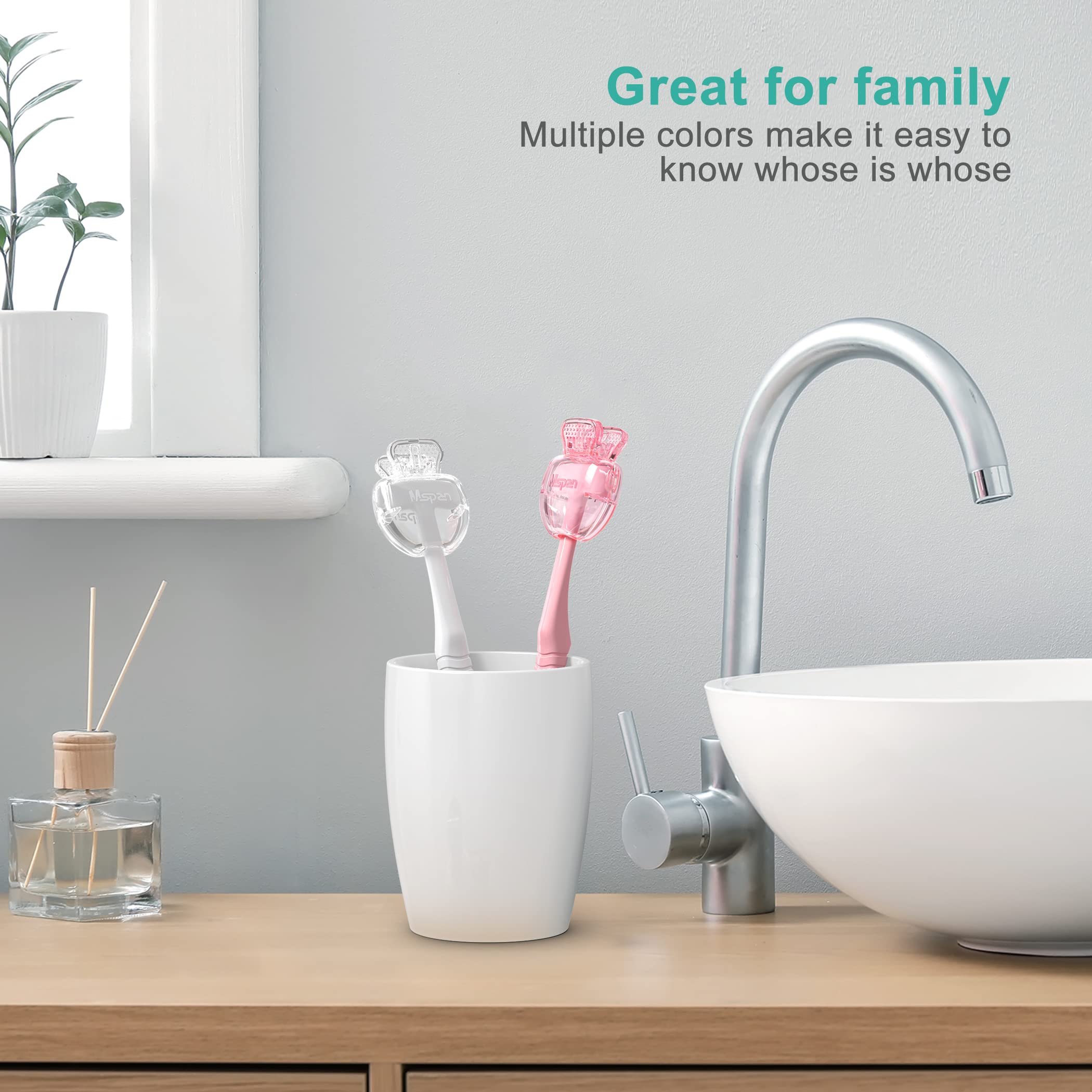 Illustration showing compatibility with Oral-B, Colgate, Philips Sonicare and more