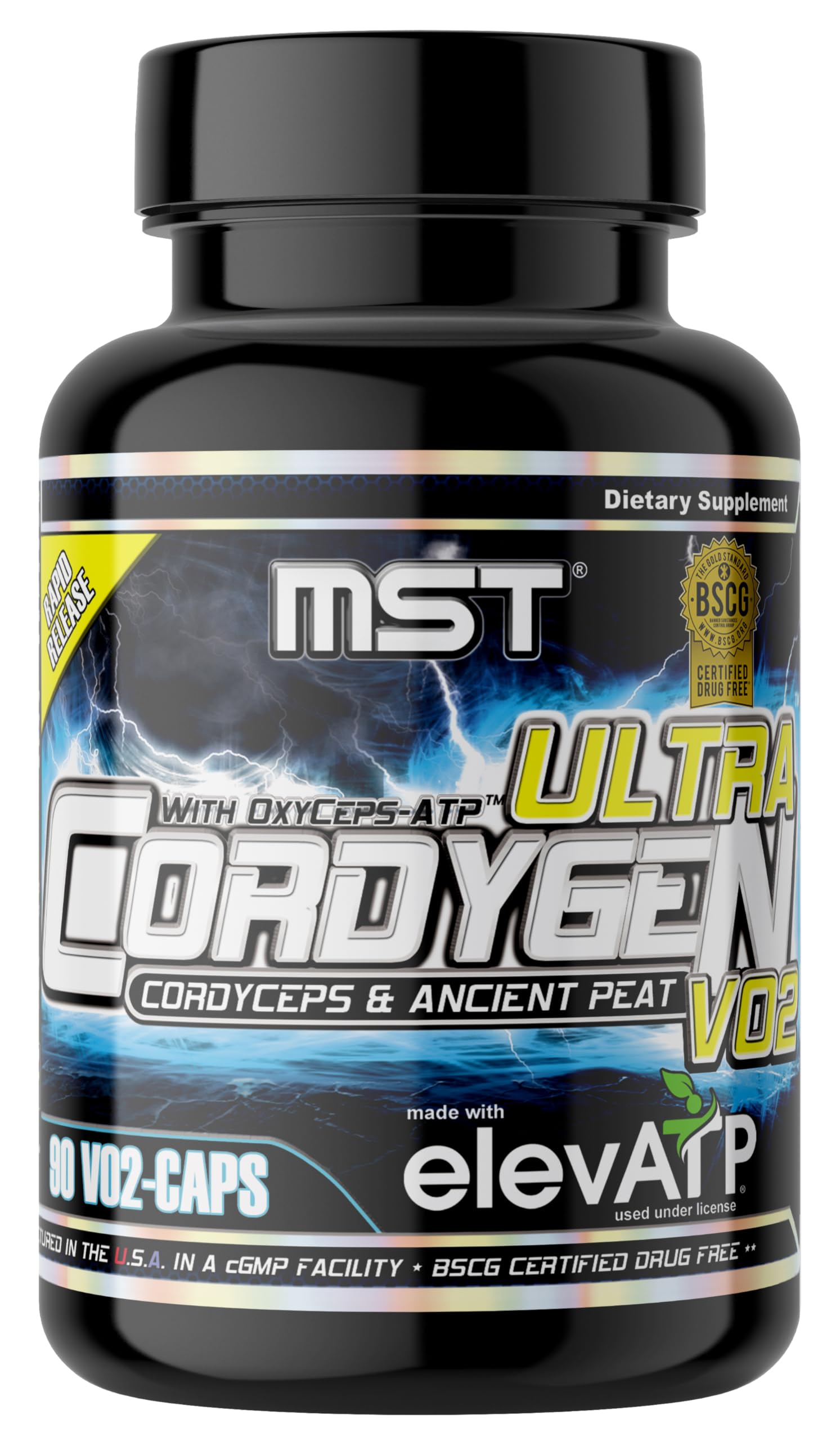 MST Cordygen VO2 Ultra bottle front view