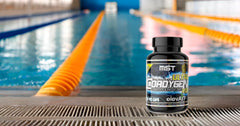 Capsules of MST Cordygen VO2 Ultra arranged in a row