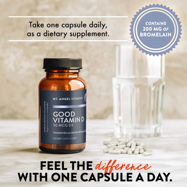 Antioxidant and immune support graphic for Mt. Angel Vitamins D3