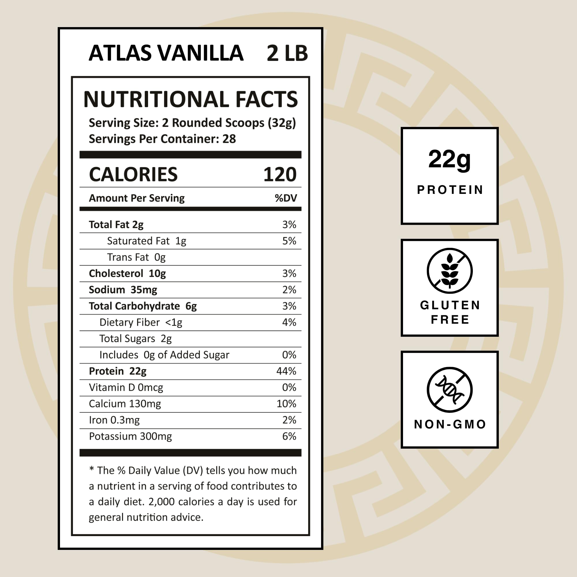 Mt Athos Performance Atlas vanilla scoop dissolving for quick protein intake