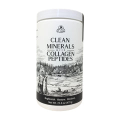 Mt Capra Clean Minerals with Collagen Peptides bottle front