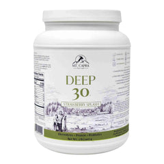 Mt Capra Deep 30 bottle with strawberry splash for daily nourishment