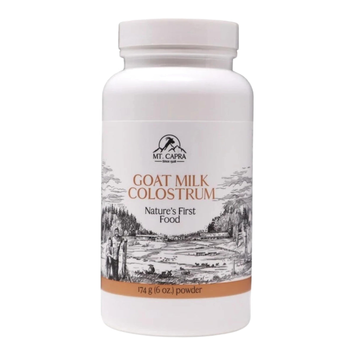 Mt. Capra Goat Milk Colostrum 174 g, 60 servings, hero image