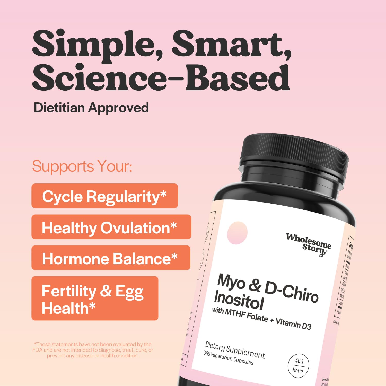 MTHF folate and Vitamin D3 ingredients infographic