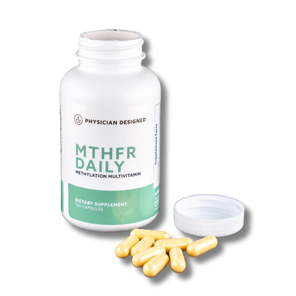 Hero image of the MTHFR Daily Multivitamin bottle