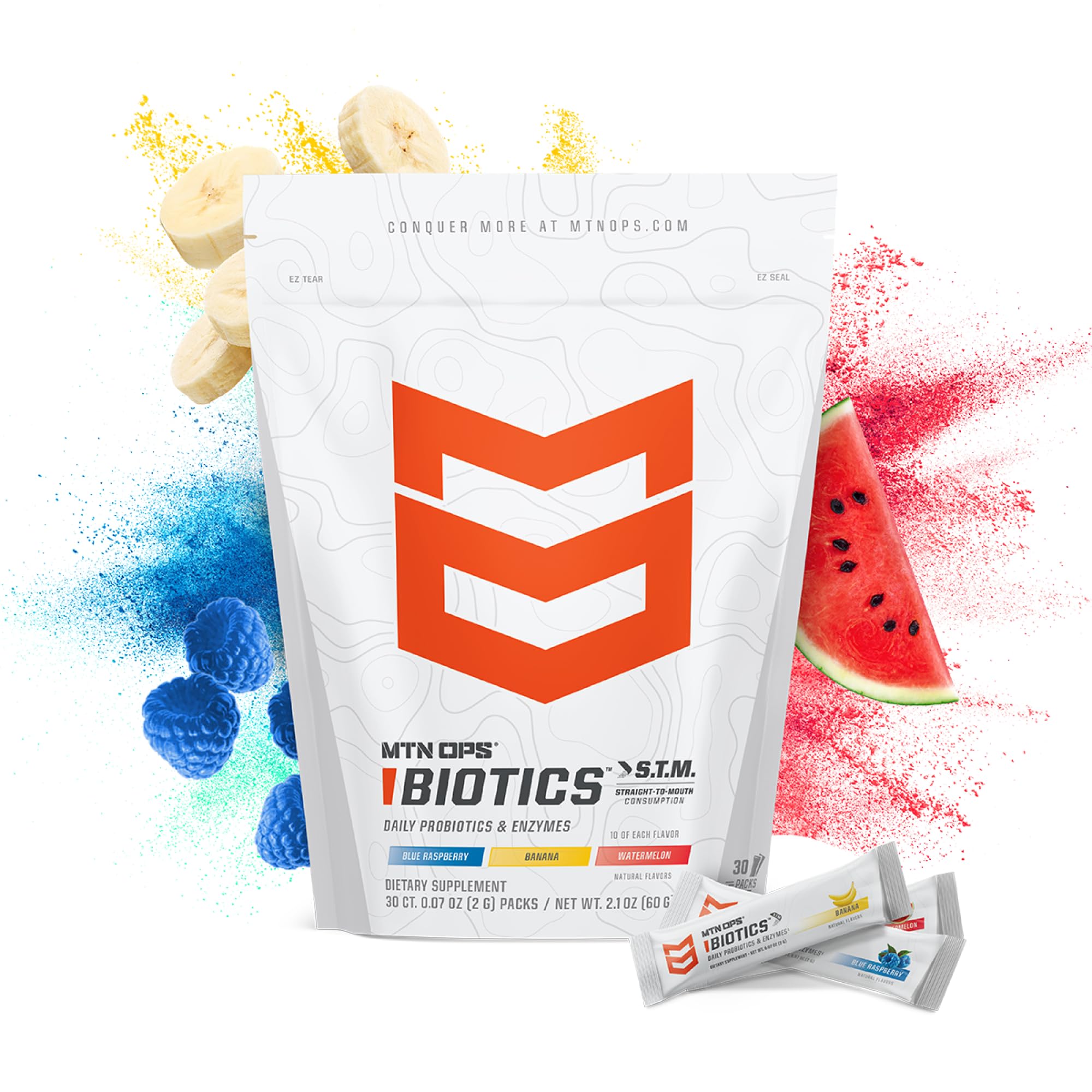MTN OPS Biotics STM packaging variety pack