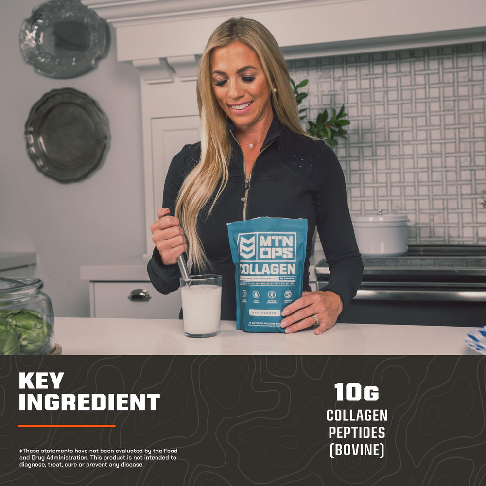 Mix one on-the-go pack with 12-16 oz cold water