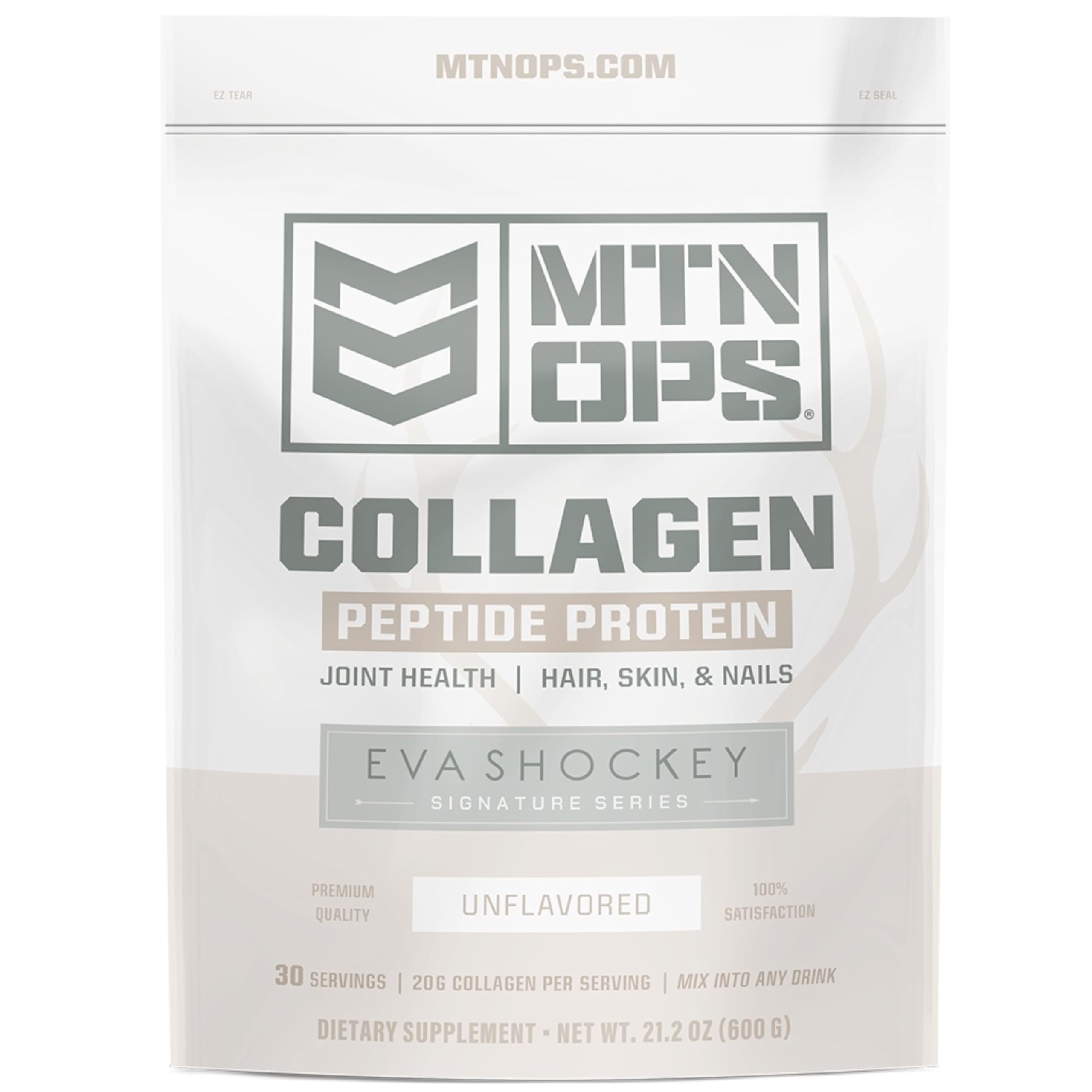 MTN OPS Eva Shockey Signature Collagen Bottle on white background