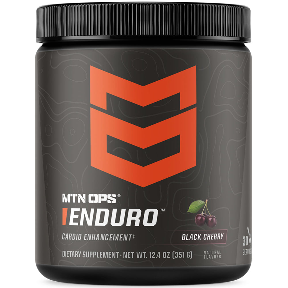 MTN OPS Enduro nitric oxide powder scoop enables a quick, steady mix for workouts.