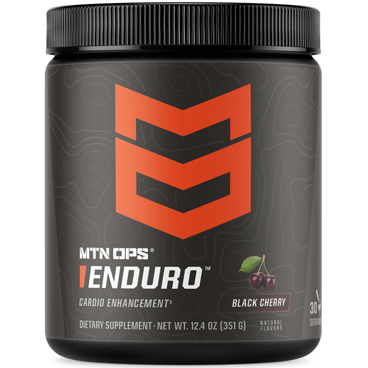 MTN OPS Enduro nitric oxide powder scoop enables a quick, steady mix for workouts.
