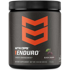 MTN OPS Enduro nitric oxide powder scoop enables a quick, steady mix for workouts.