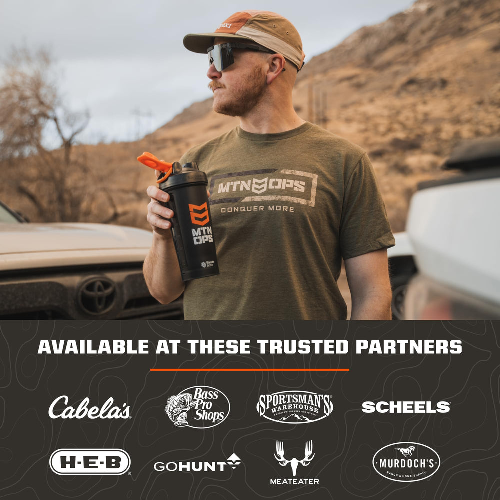 MTN OPS Enduro scoop dispensing illustrates simple daily serving.