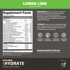 MTN OPS Hydrate packets-on-the-go provide convenient single-serve electrolyte rehydration