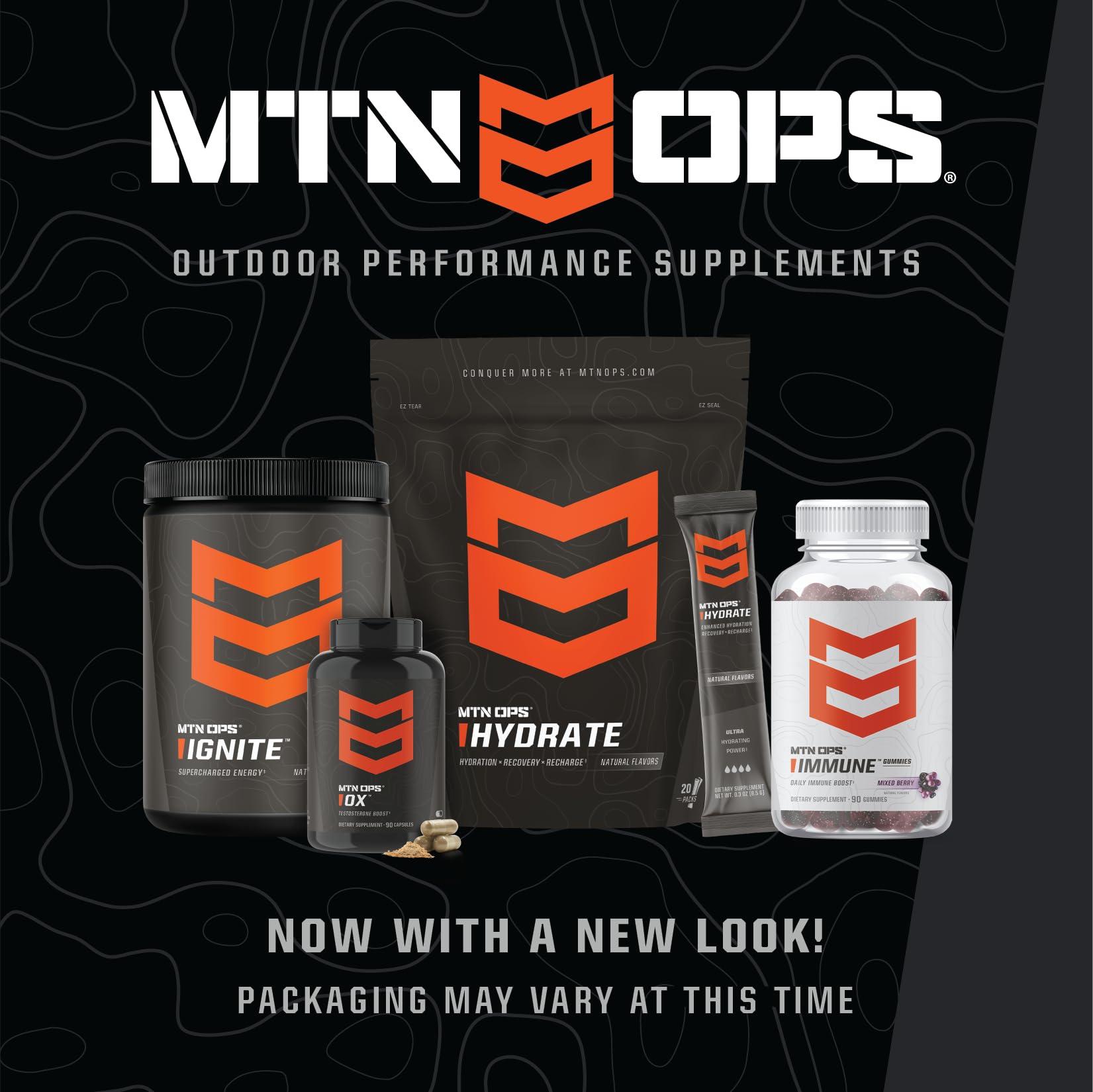 MTN OPS Magnum whey isolate post-workout shake suggests rapid-muscle recovery potential.