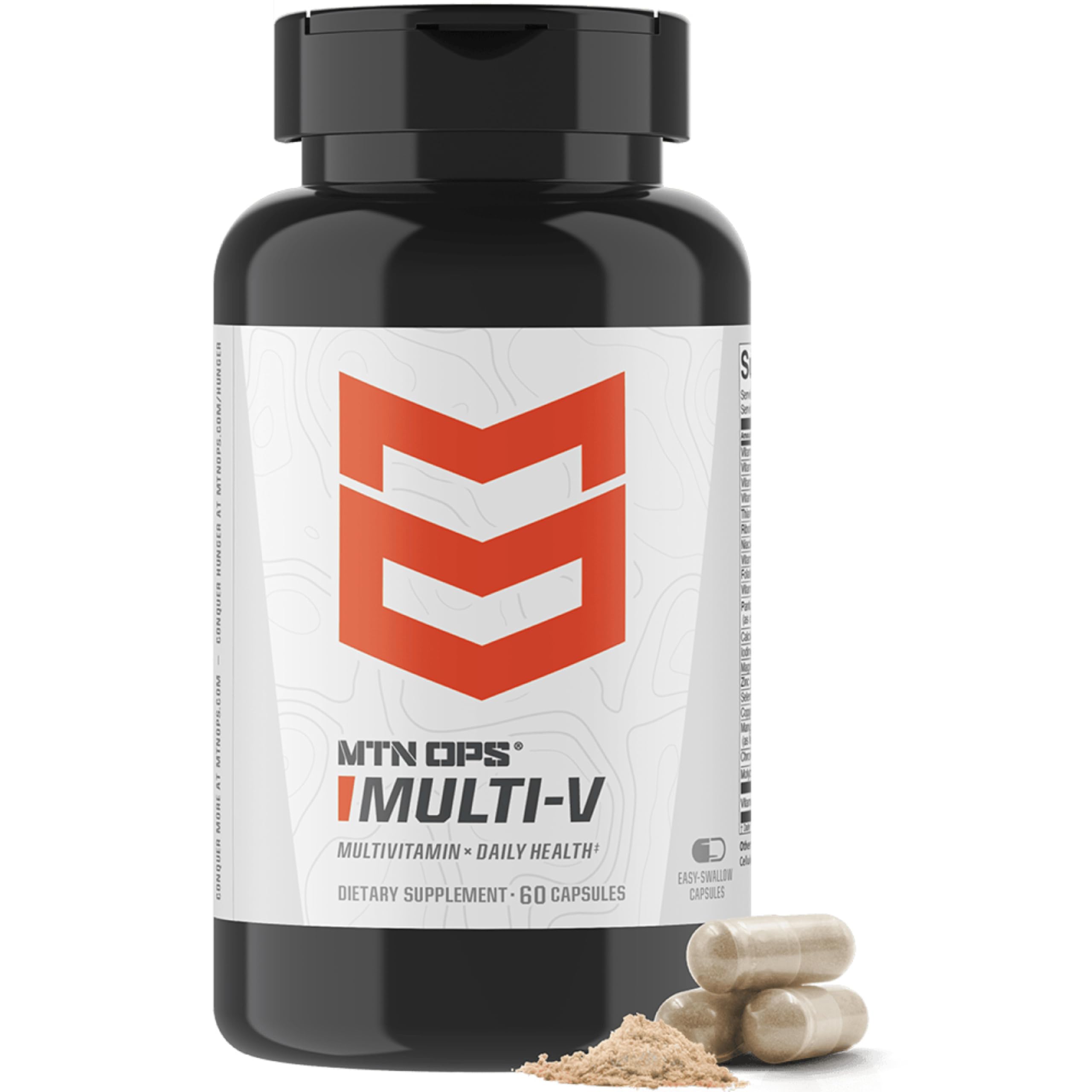 MTN OPS Multi-V multivitamin bottle front view