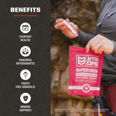Unmatched flavors of Super Reds drink mix