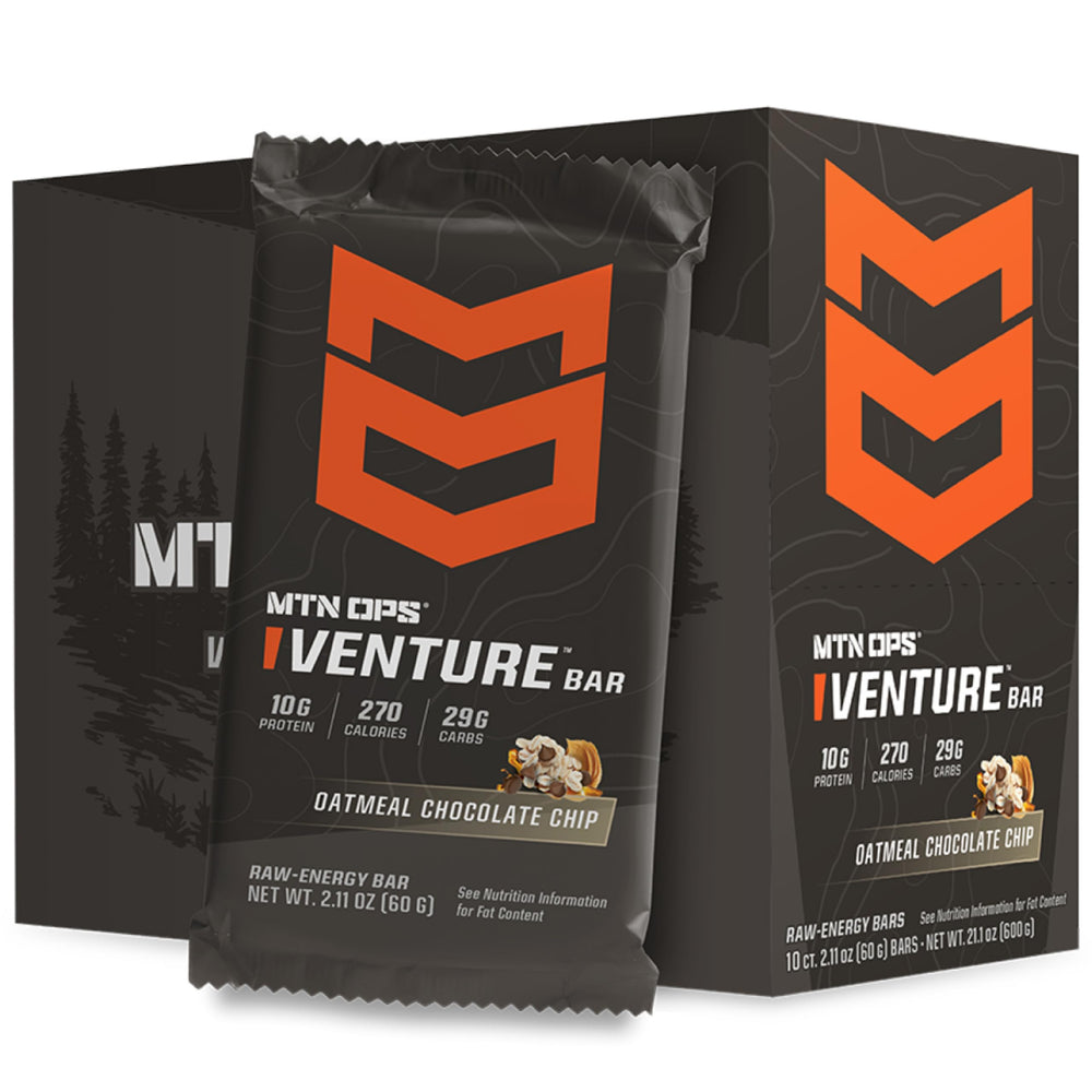 MTN OPS Venture Bar Oatmeal Chocolate Chip – front view