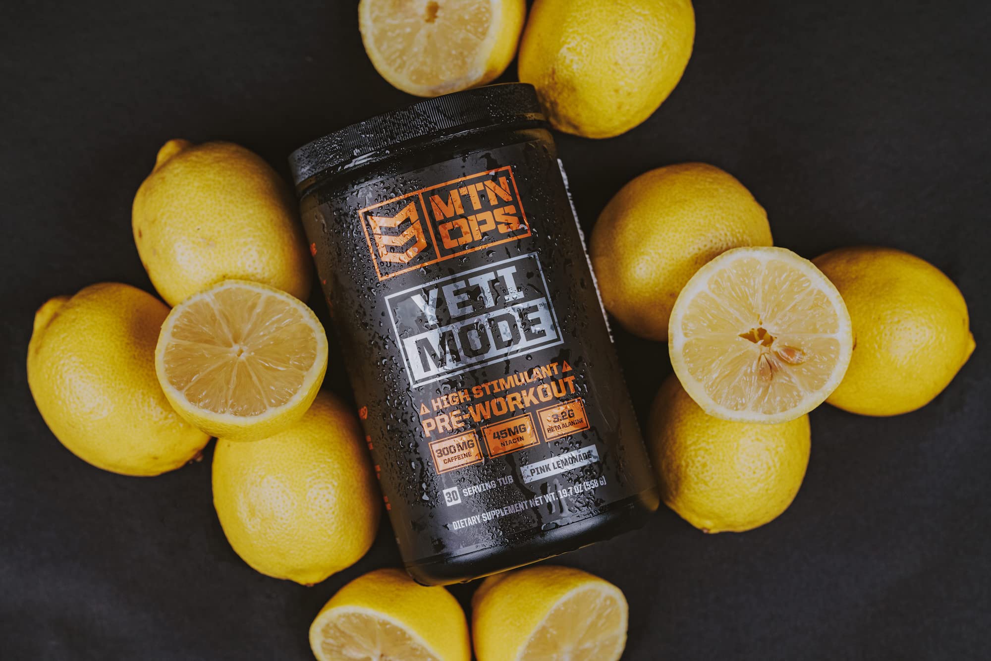 Creatine monohydrate 2g per serving on MTN OPS Yeti Mode