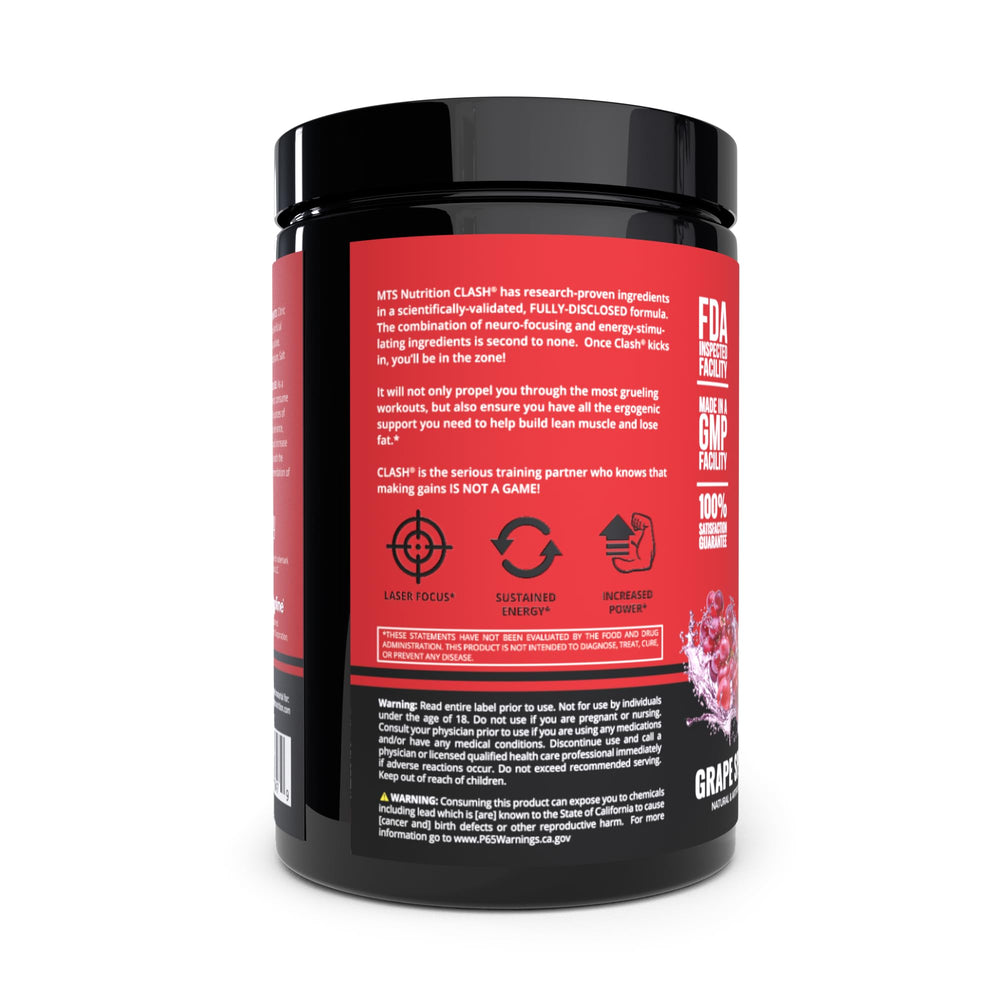 Caffeine and Creatine highlights on Clash label