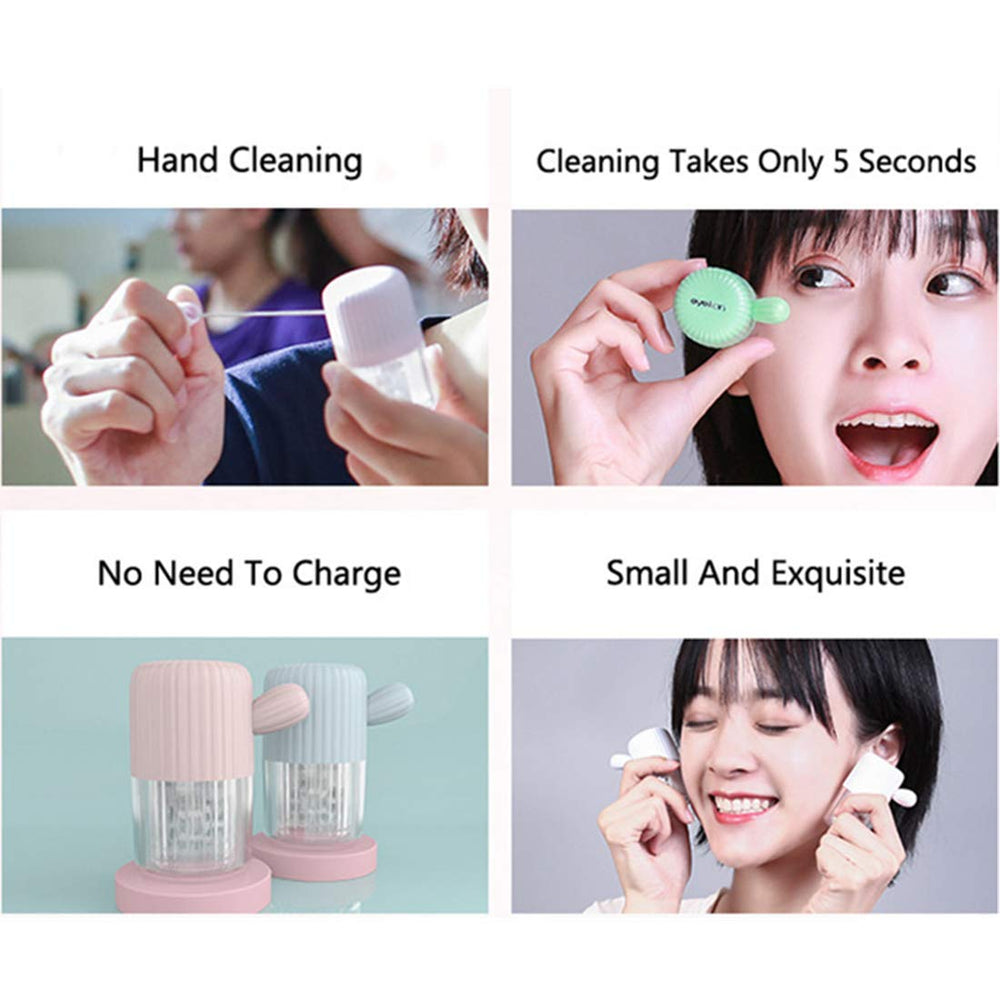 Drawstring pull cord on MUDOR contact lens cleaner