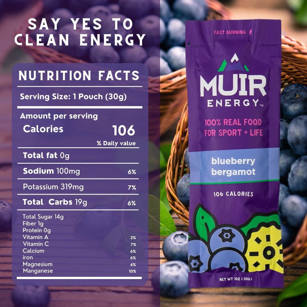 On-the-go energy gel for runners and cyclists