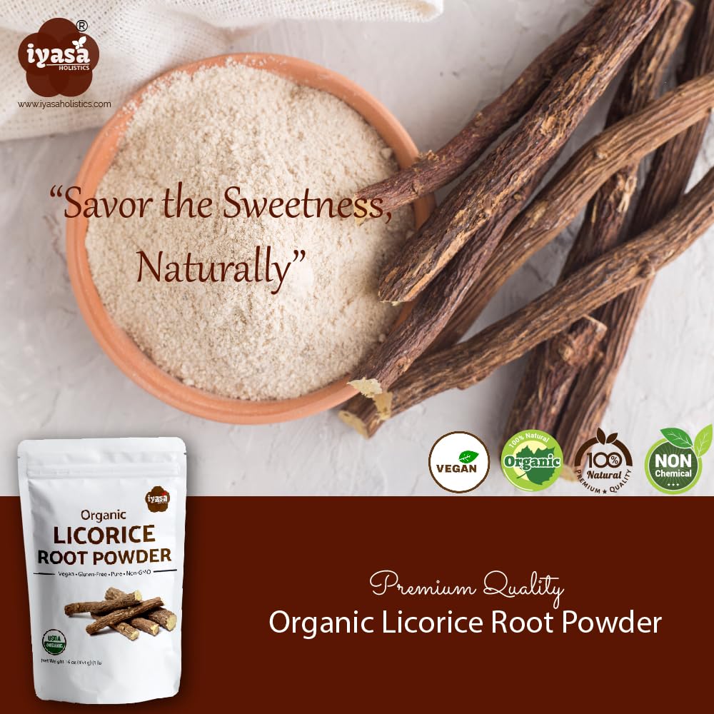 Suggested uses of licorice root powder
