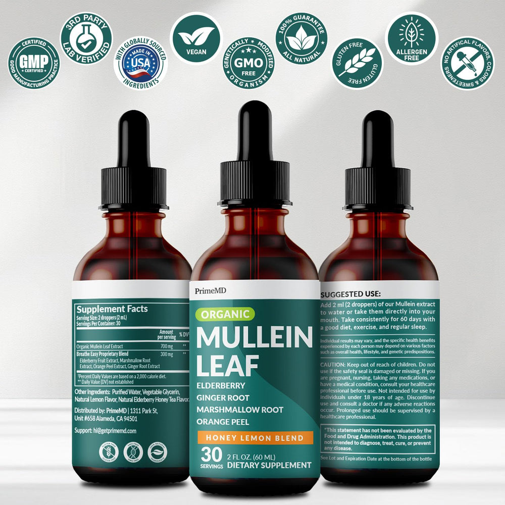 Elderberry and ginger blend icon for Mullein Drops