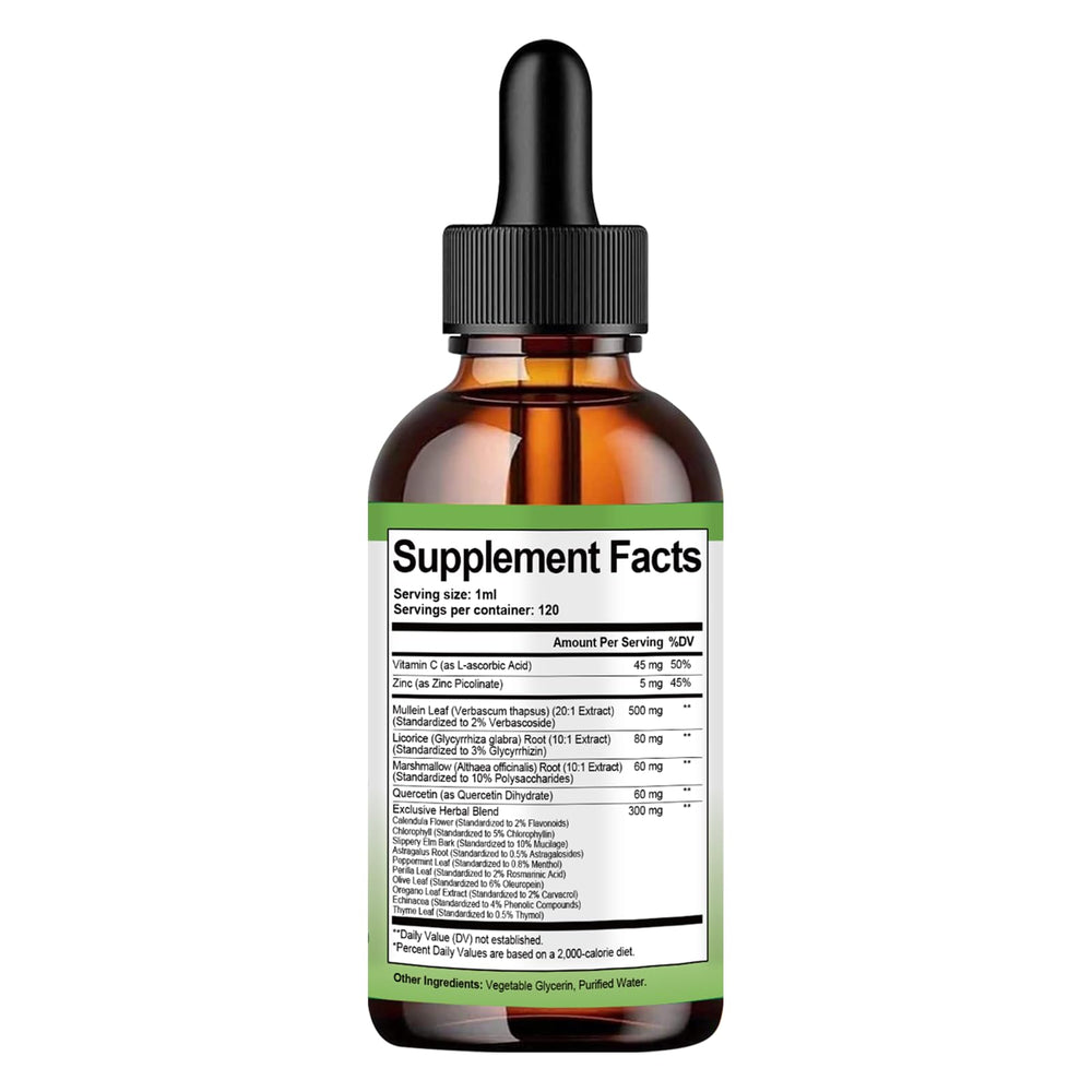 Immune support illustration with Mullein Drops