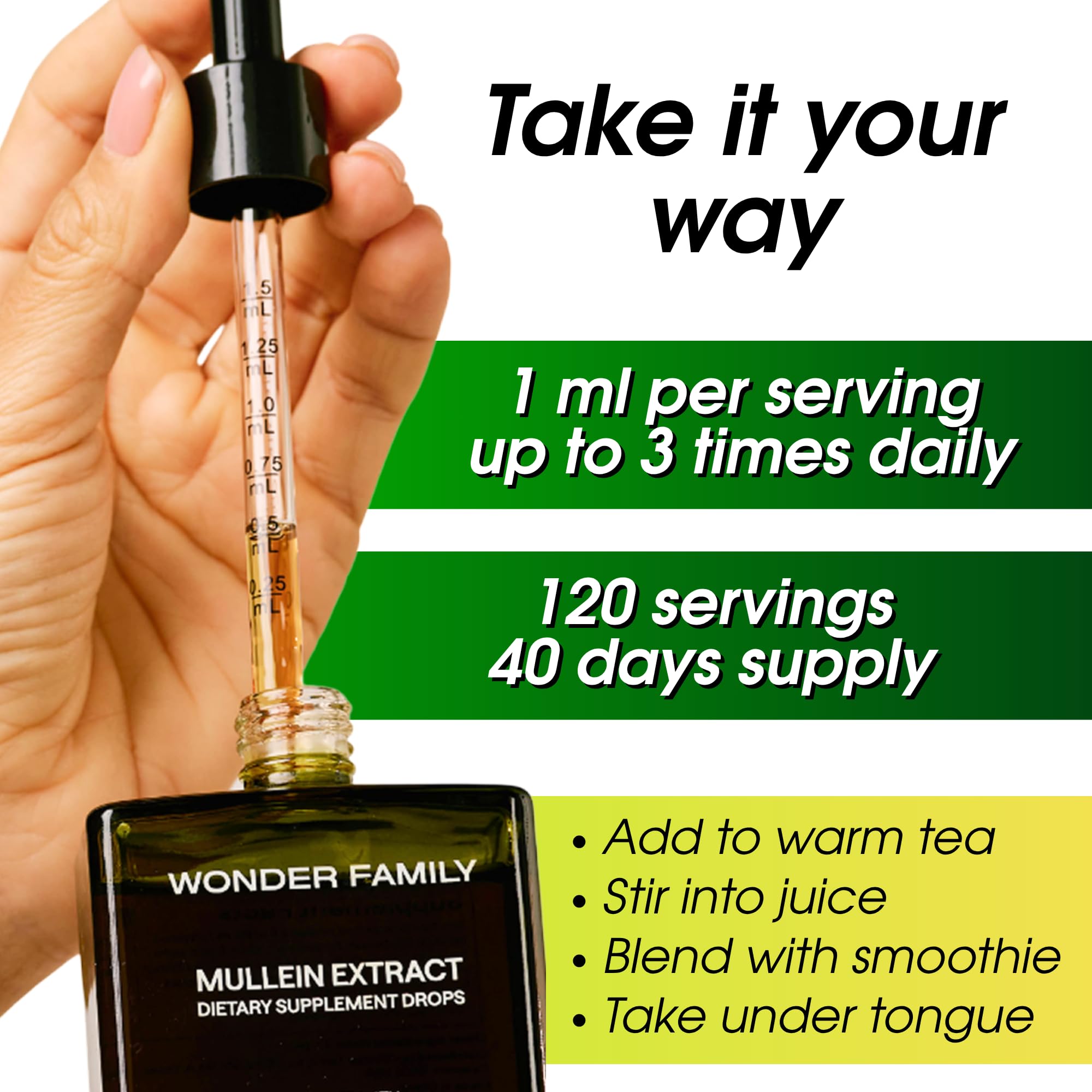 Mullein drops for mucus relief and lung detox