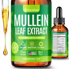 Bottle of Mullein Drops for Lungs