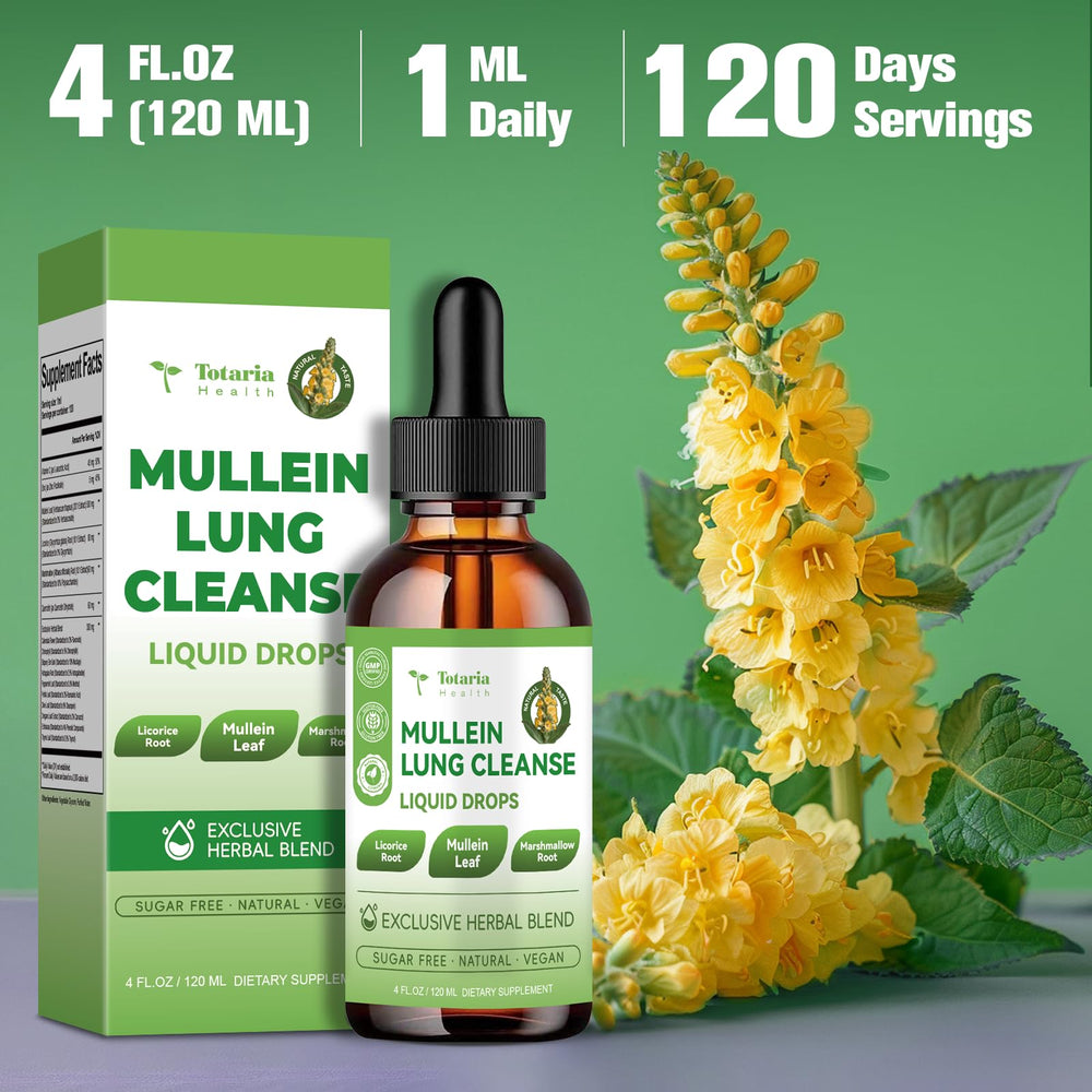 Travel-friendly packaging for Mullein Drops