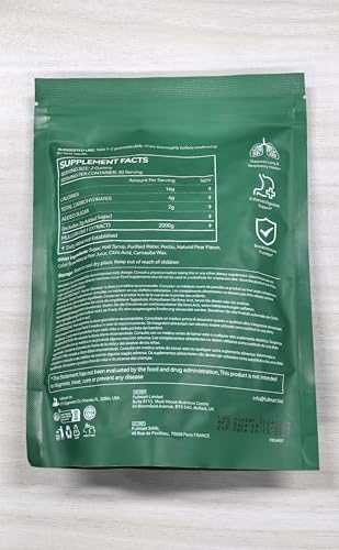 Product bottle side view for Mullein Gummies Pear Flavor 120 Count