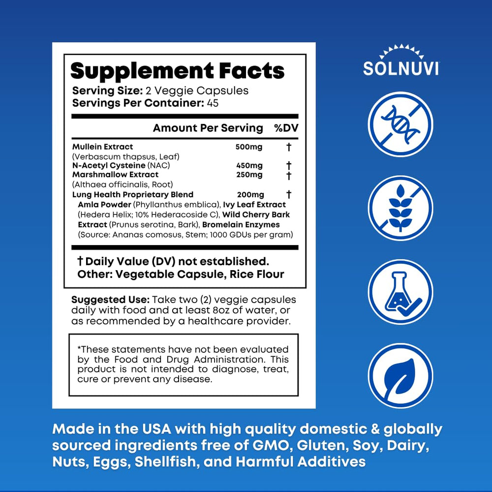NAC capsules with ingredients laid out