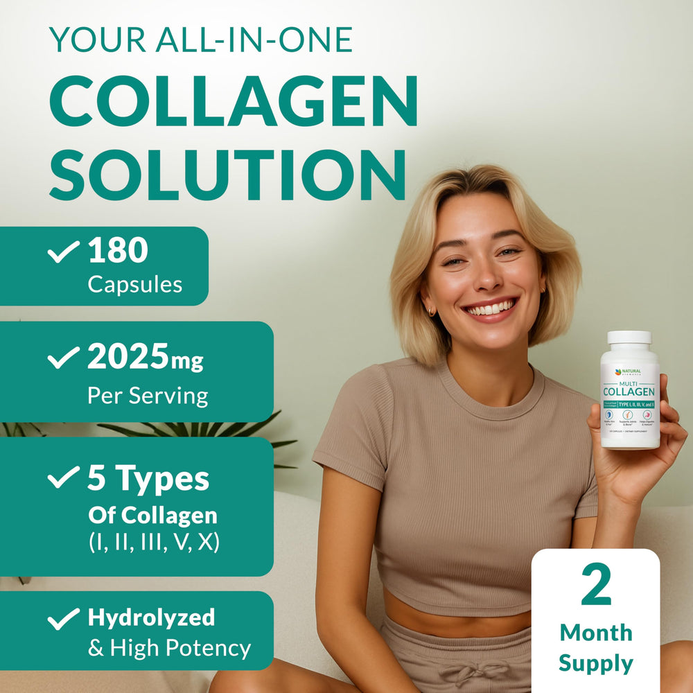 Proprietary collagen blend showing types I II III V X