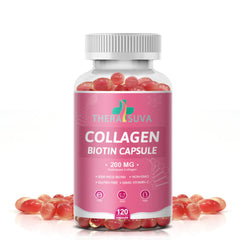 Bottle of Multi Collagen Complex with Biotin and Vitamin C – 120 capsules