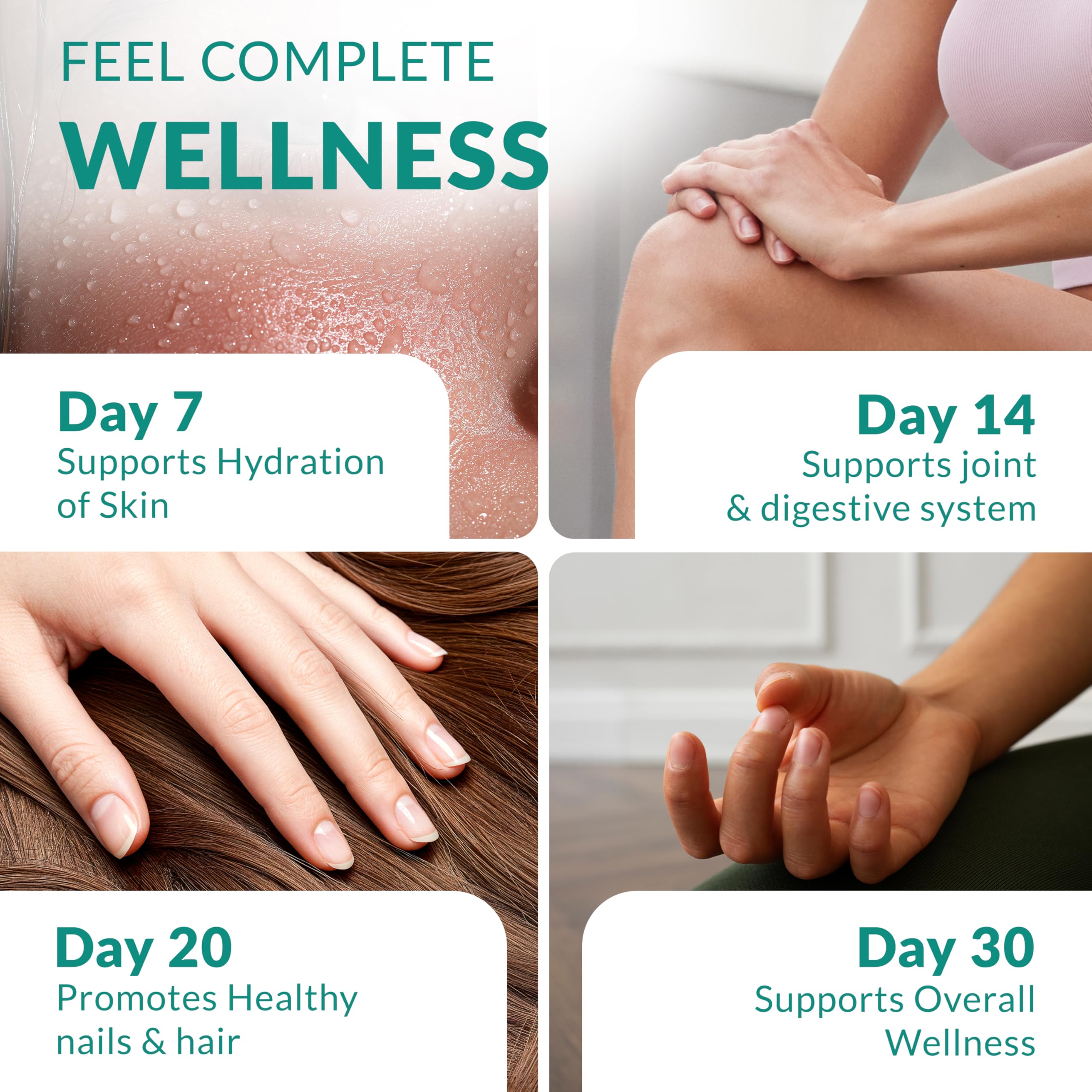 Daily use of collagen capsules