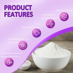 16oz bottle of Multi Collagen Peptides Powder